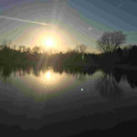 Sunrise, Pond, Esquire Estates, Nature, Germantown, Wisconsin